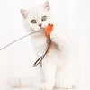 Jouet Interactif pour Chat avec Plumes et Baguette