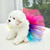 Tulle Tutu Dog Skirt for Small Breeds