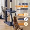 Multi-Level Cat Tree with Scratching Posts and Cozy Condos