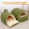 Cozy Thermal Plush Cat Bed with Removable Washable Cover