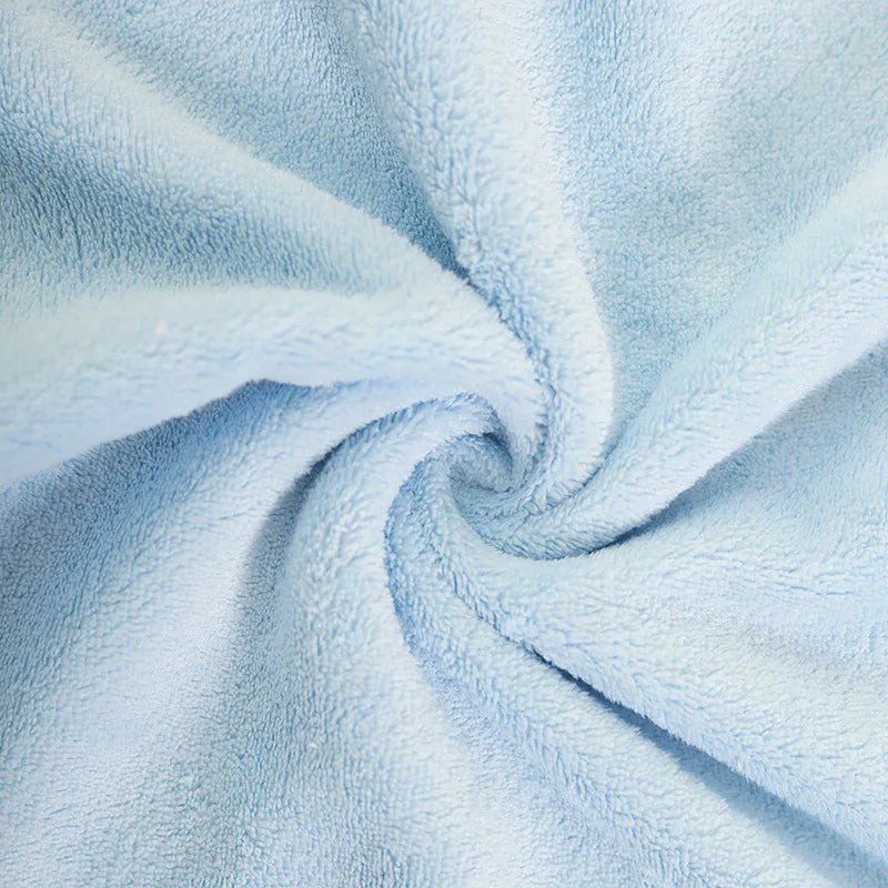 Soft Cotton Dog Bathrobe with Secure Fit