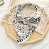 Bohemian Paisley Print Triangle Head Scarf