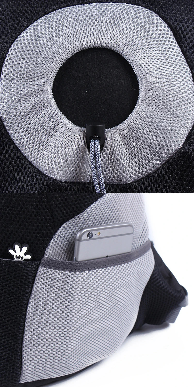 Double Shoulder Dog Carrier Bag - Portable Outdoor Pet Bag