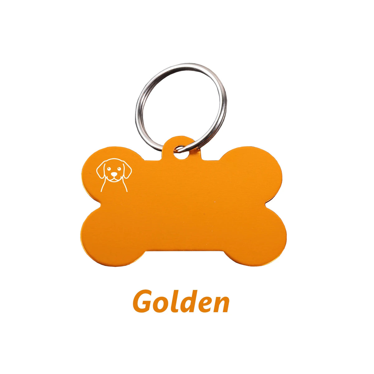 Personalized Bone-Shaped Dog Tag with Custom Engraving