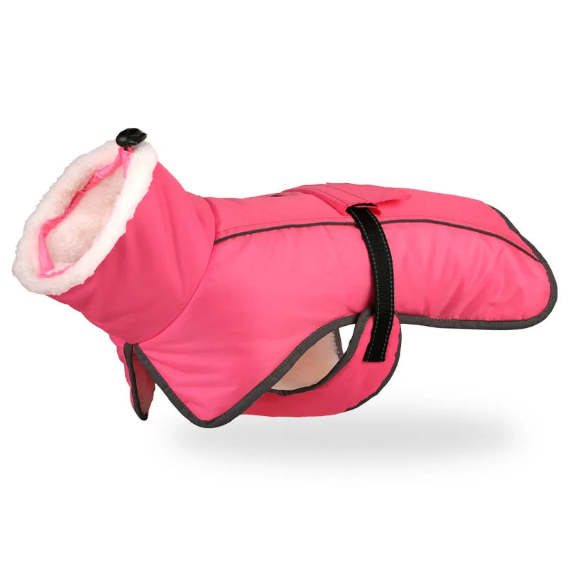 Reflective Winter Dog Coat with Insulated Lining