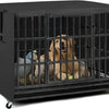 Heavy Duty Dog Crate Cover for 42-Inch Wire Kennels – Black
