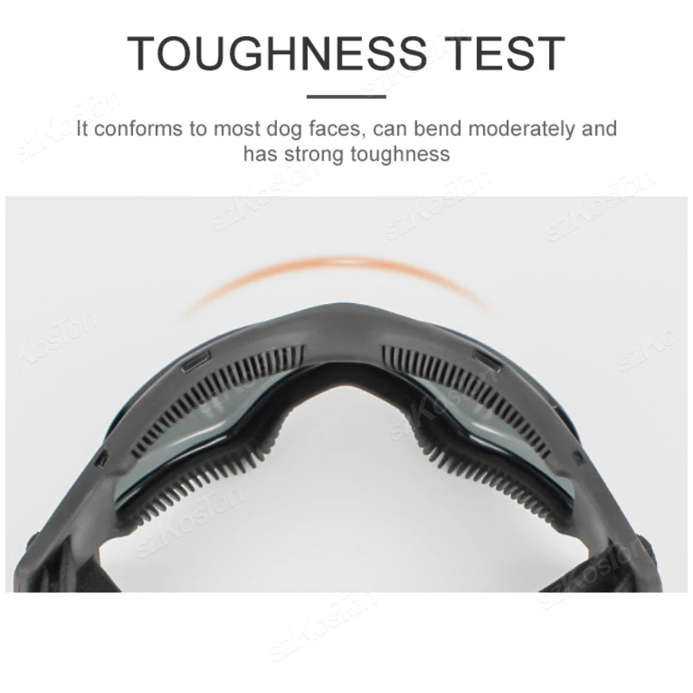 Adjustable UV Protection Dog Goggles for Small & Medium Breeds