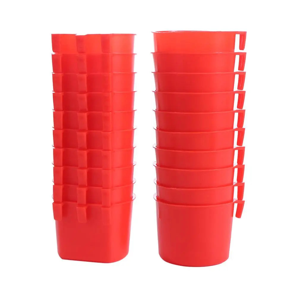 Hanging Poultry Feeders for Wire Cages (Set of 20)