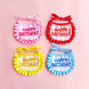 Happy Birthday Pet Party Hat and Bib Set