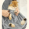 Plush Cat Carrier Apron with Cozy Sleeping Pocket for Small Pets