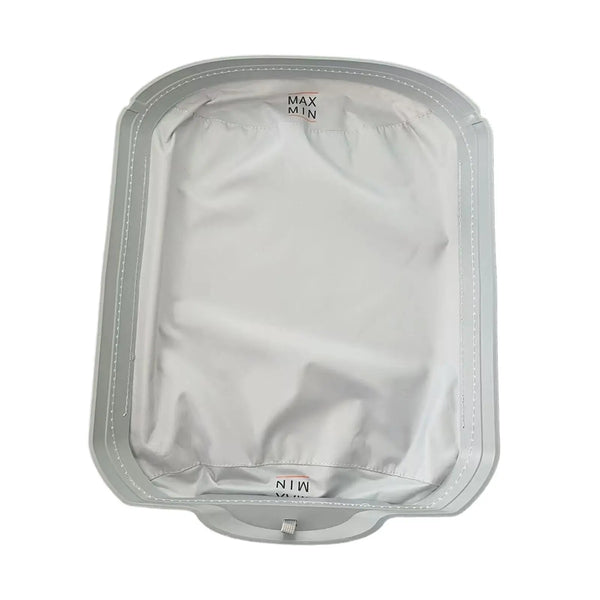 A rectangular, light gray waterproof cat litter box liner tray with reinforced edges and a magnetic closure.