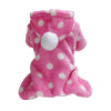 Soft Flannel Dog Coat for Cold Weather