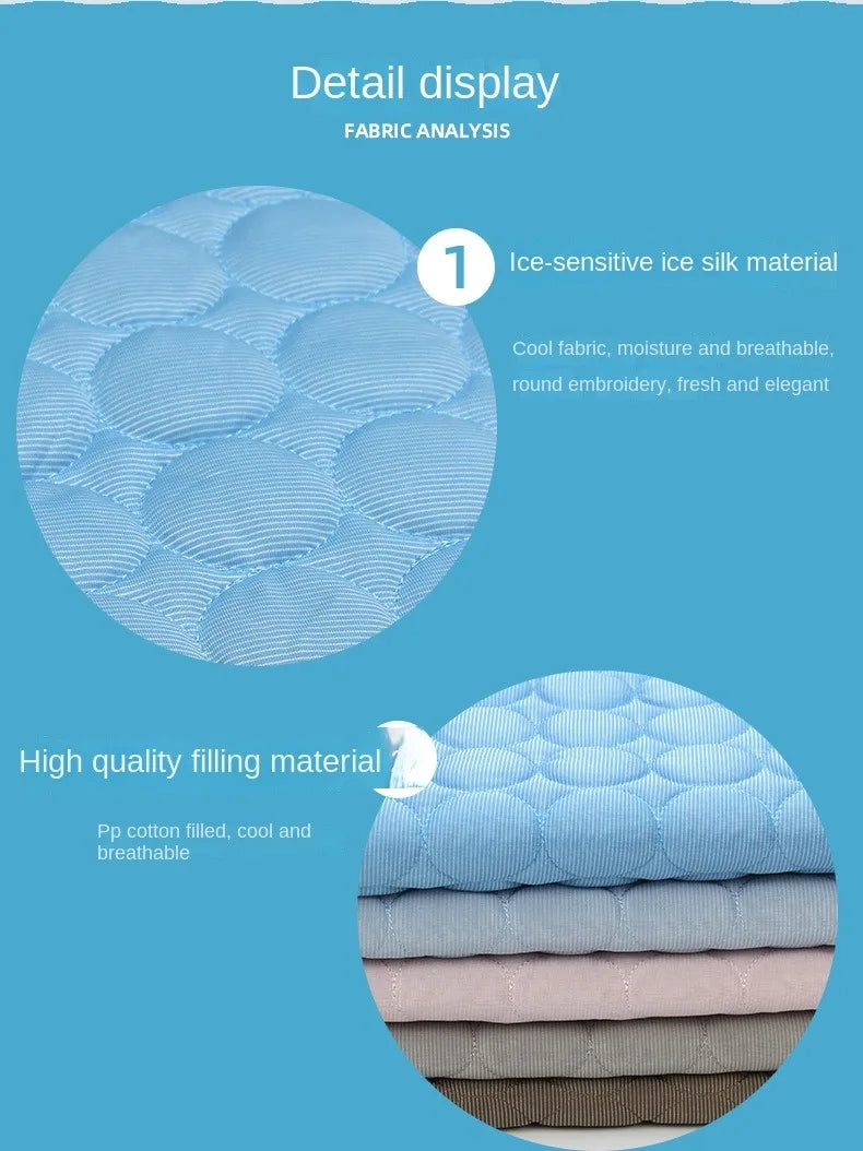 Self-Cooling Pet Mat for Dogs and Cats – Breathable, Washable Summer Pad