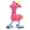 Plush Bone Squeaky Dog Toy for Teething and Play