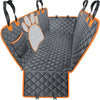 Waterproof Dog Car Seat Cover with Mesh Window and Side Zippers