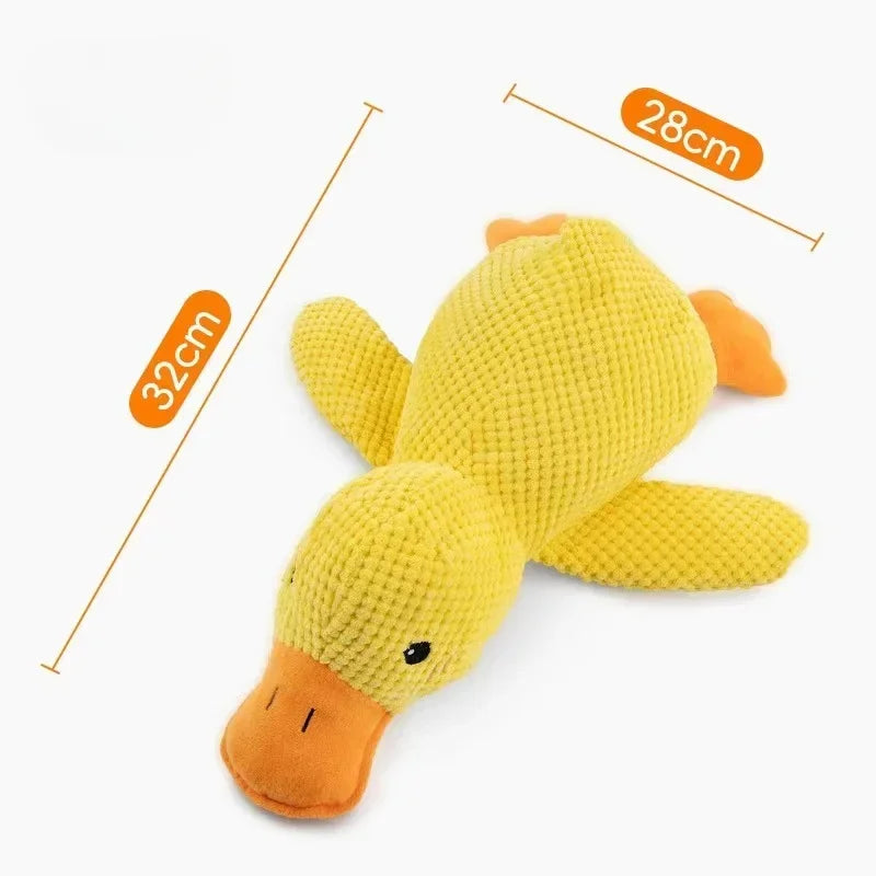 Large Duck Plush Squeaky Toy for Dogs