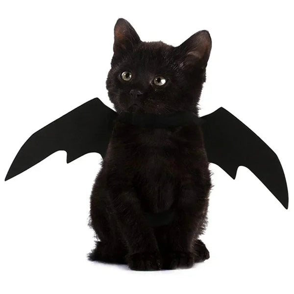 Disfraz de Alas de Murciélago Negro para Mascota