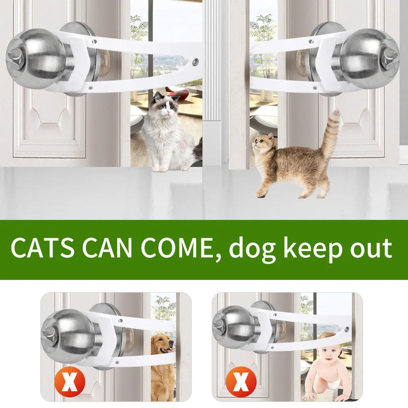 Cat Door Latch Gate Lock Adjustable Plastic Gate Holder