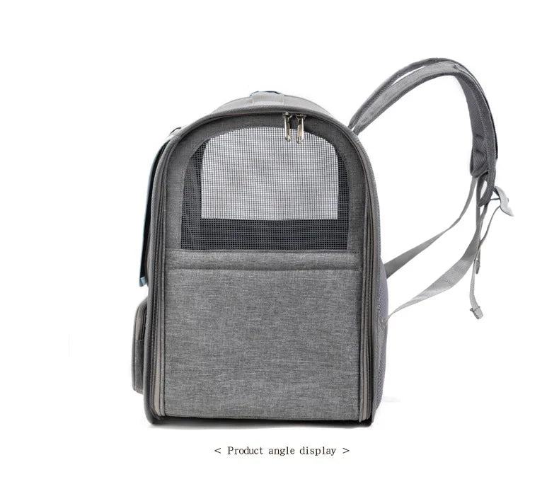 Foldable Pet Carrier Backpack for Cats and Small Dogs