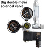 Aquarium CO2 Regulator Kit with Solenoid and Dual Gauges
