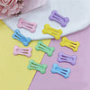 Bone-Shaped Pet Hair Clips for Dogs and Cats
