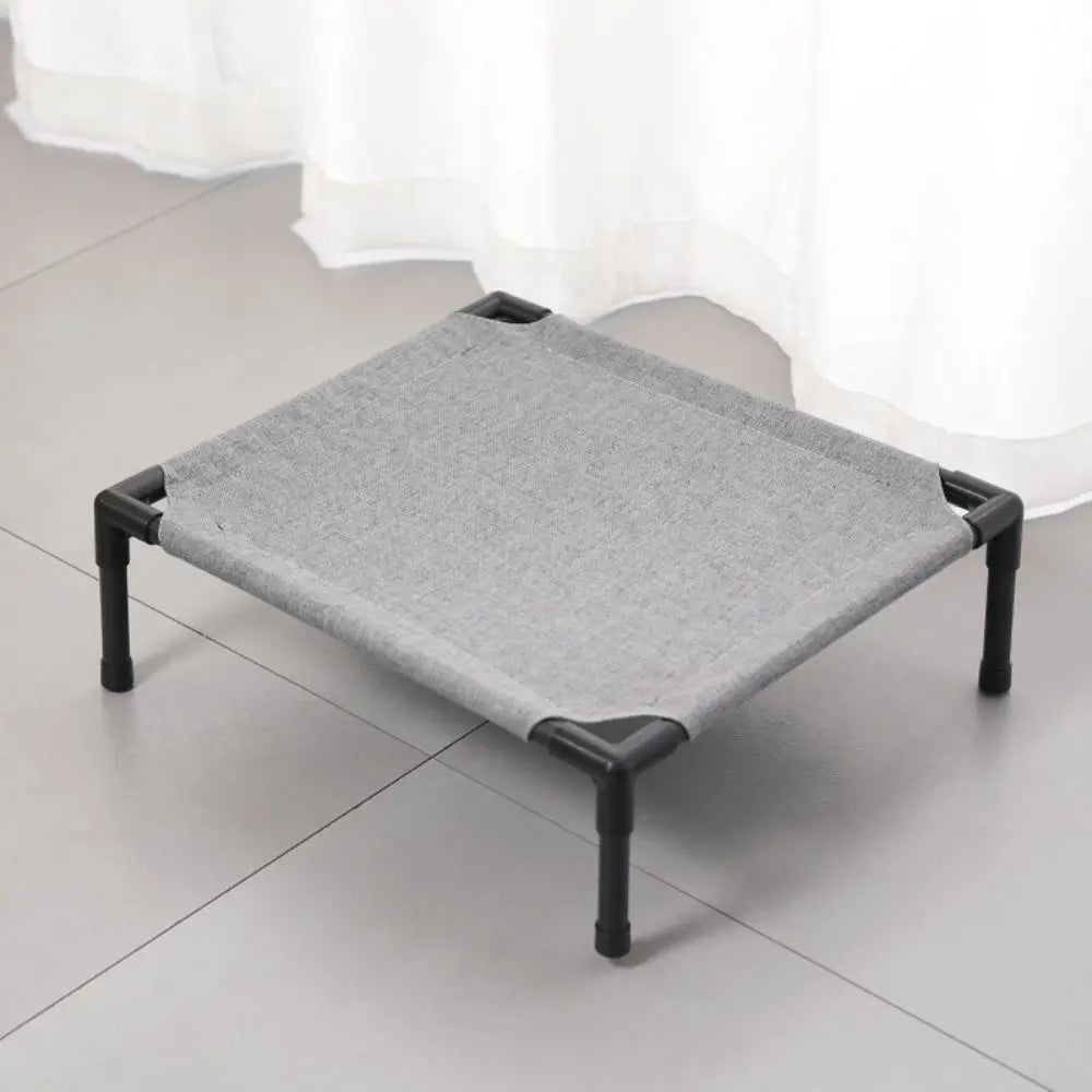 Elevated Pet Bed with Detachable Frame and Breathable Mesh