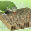 Bird Paper Parakeet Shredding Toy With Cork Parrot Perch