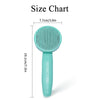 Brosse de toilettage auto-nettoyante pour animaux