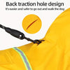 Reflective Hooded Dog Raincoat with Cape Style