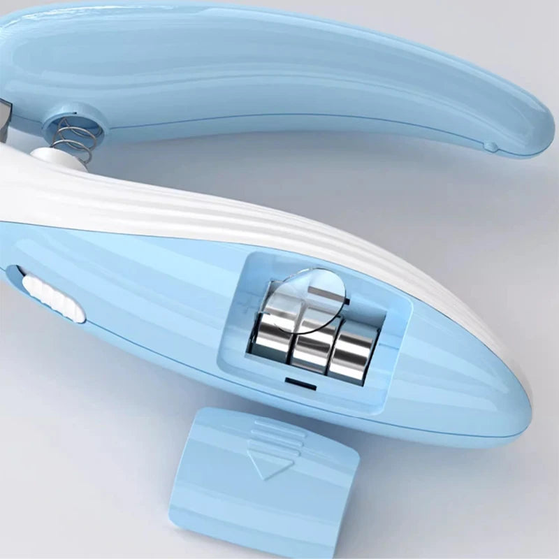 LED Pet Nail Clippers with Safety Lock for Dogs and Cats