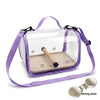 Transparent Bird Carrier with Wooden Perch