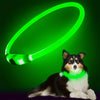 USB-wiederaufladbarer LED-Hundehalsband für mehr Sicherheit bei Nacht