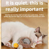 Interactive Automatic Rolling Cat Toy with Tail