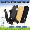 A multi-layer material pet carrier backpack showing fabric and sponge layers for comfort and breathability.
