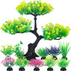 Lifelike Artificial Aquarium Plants – Set of 10