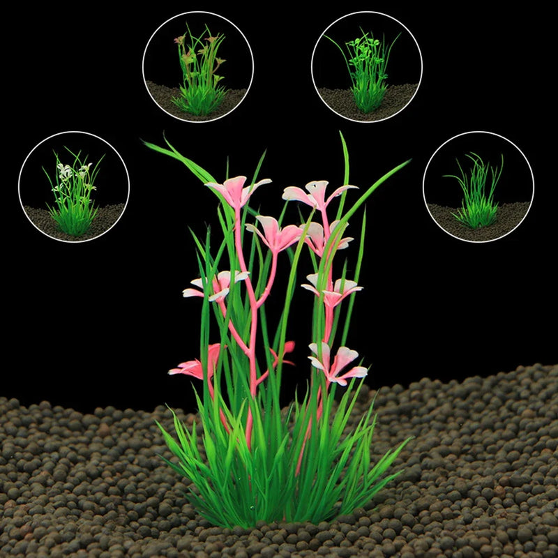 Lifelike Artificial Aquarium Plants and Ornaments