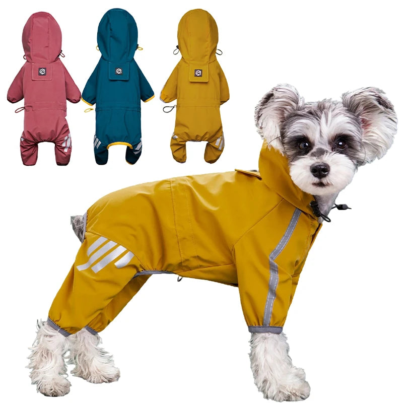 Impermeable con reflejos para perros