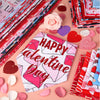 Valentine's Day Dog Bandanas – Heart & Floral Pattern Pet Scarf (Pack of 30)