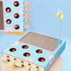 Whack-a-Mole Cat Scratching Board Toy - Interactive Fun