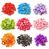 Pet Hair Bows with Rubber Bands - Assorted Styles for Small Dogs and Cats