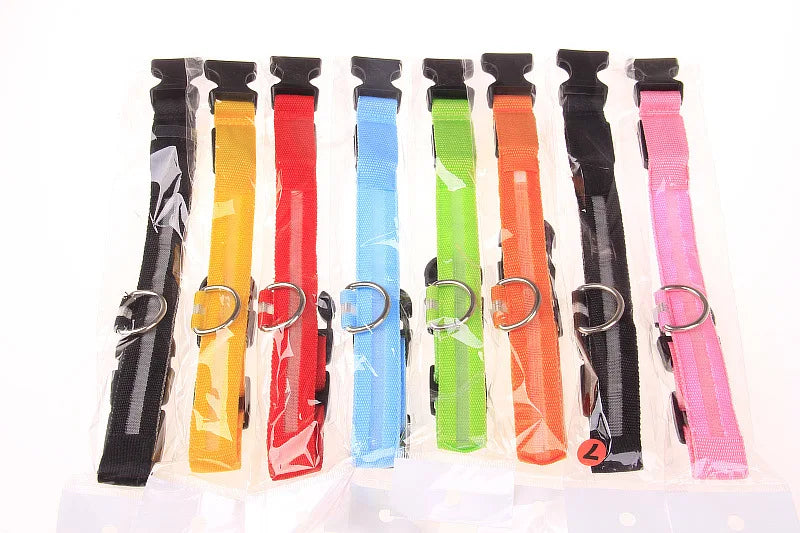 LED-Sicherheits-Hundeleine und Halsband-Set