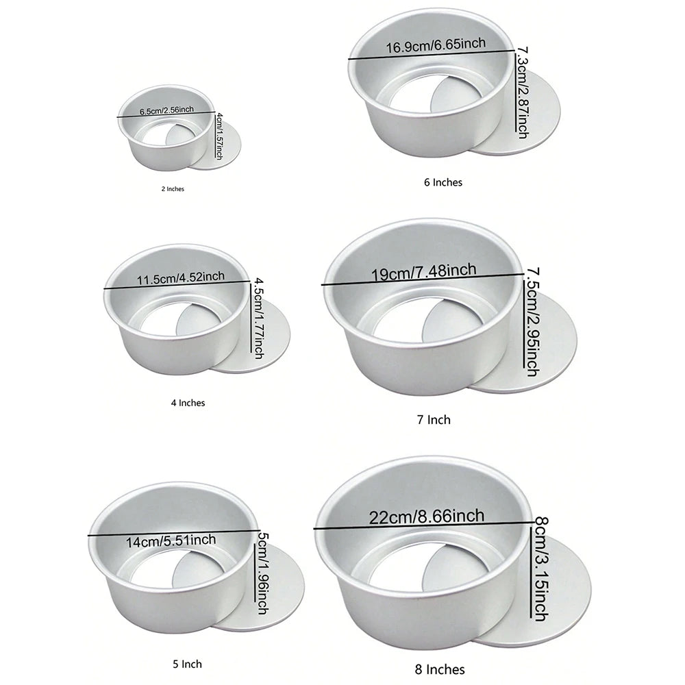 Non-Stick Round Cake Pan with Removable Base