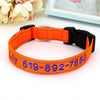 Personalisierte bestickte Nylon-Hundehalsband