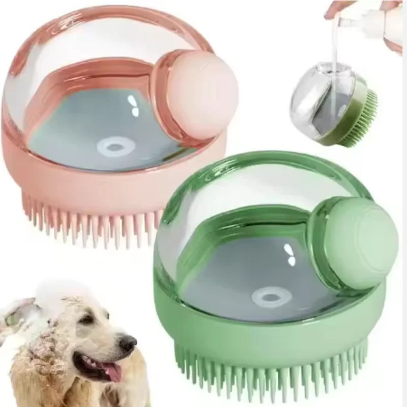 Silicone Pet Bath Massage Glove for Dogs and Cats