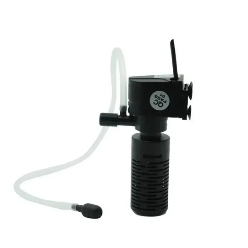 Mini 3-in-1 Submersible Aquarium Filter with Aeration