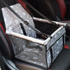 Double-Walled Pet Car Seat with Mesh Storage