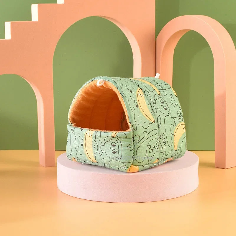 Niche Douillette pour Petits Animaux : Hamsters, Cobayes & Lapins
