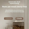 Gravity Pet Feeder and Water Fountain Set
