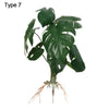 Artificial Hydroponic Plant with Visible Roots – Lifelike Greenery for Home & Event Decor