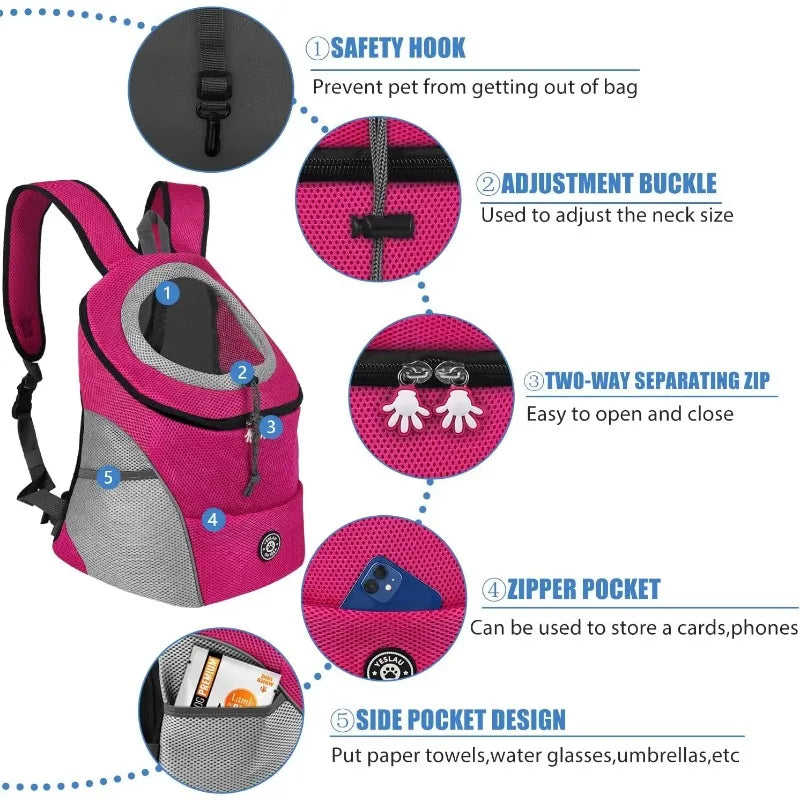 Pet Carrier Backpack for Small Dogs and Cats